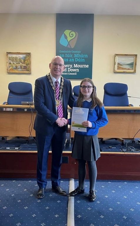 lily mcpolin st pauls ps cabra with chair