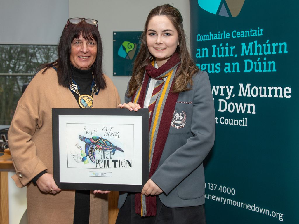 photo 2 prizewinner clara doran newry hs